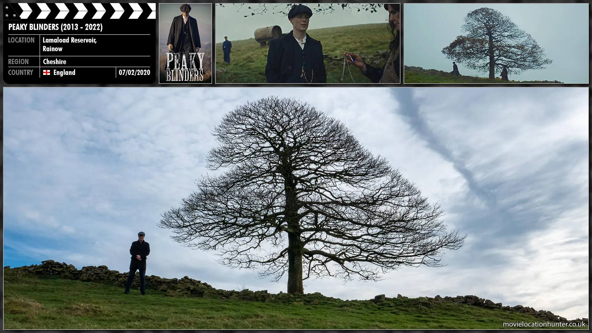 Filming location photo, shot in England, for Peaky Blinders (2013). Scene description: Tommy (Cillian Murphy) returns home with some sense of normality having left the necklace with the gypsy woman (Frances Tomelty).