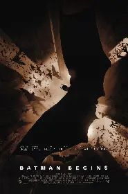 Movie poster for Batman Begins released in 2005