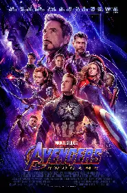 Movie poster for Avengers: Endgame released in 2019
