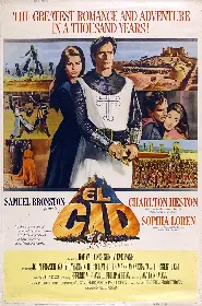 Movie poster for El Cid released in 1961