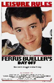 Movie poster for Ferris Bueller's Day Off released in 1986