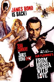 Movie poster for From Russia with Love released in 1963