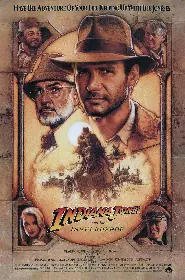 Movie poster for Indiana Jones and the Last Crusade released in 1989