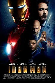 Movie poster for Iron Man released in 2008