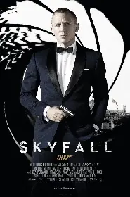 Movie poster for Skyfall released in 2012