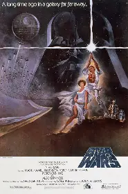Movie poster for Star Wars released in 1977
