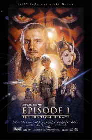 Movie poster for Star Wars: The Phantom Menace released in 1999