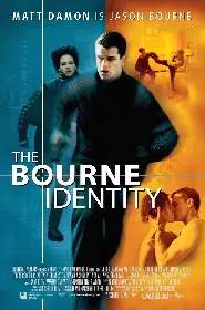 Movie poster for The Bourne Identity released in 2002