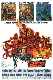 Movie poster for The Dirty Dozen released in 1967