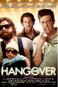 Movie poster for The Hangover released in 2009